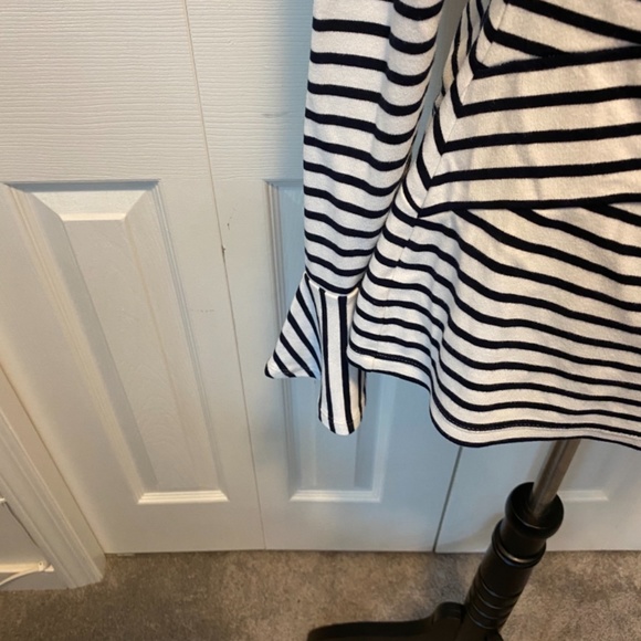 ECI Striped Top With Flare Sleeves - Picture 6 of 6